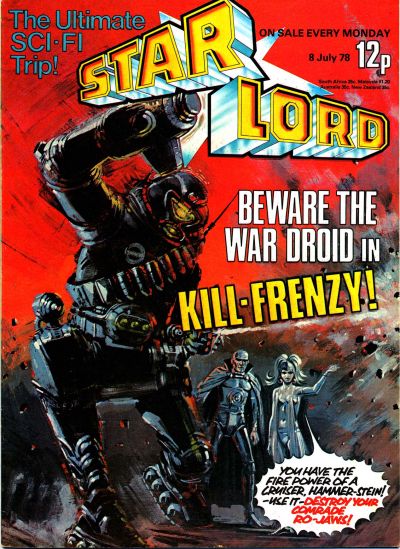 Cover for Starlord (IPC, 1978 series) #July 8th 1978 [9]