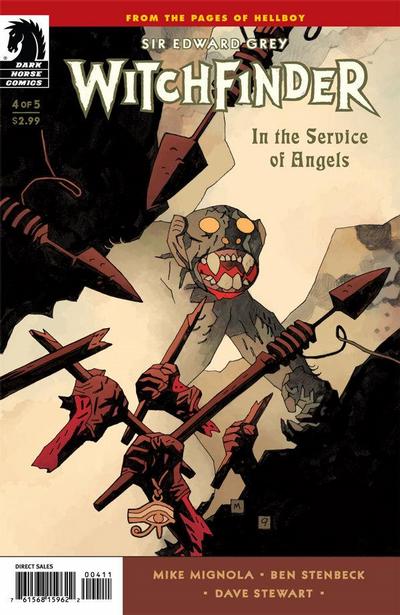 Cover for Sir Edward Grey, Witchfinder: In the Service of Angels (Dark Horse, 2009 series) #4
