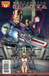 Cover Thumbnail for Battlestar Galactica: The Final Five (2009 series) #1 [Mel Rubi Cover A (75%)]