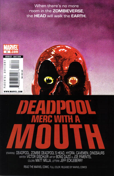 Cover for Deadpool: Merc with a Mouth (Marvel, 2009 series) #3