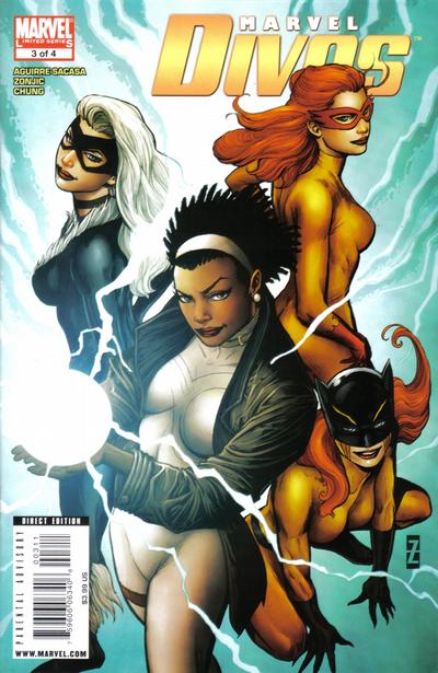 Cover for Marvel Divas (Marvel, 2009 series) #3