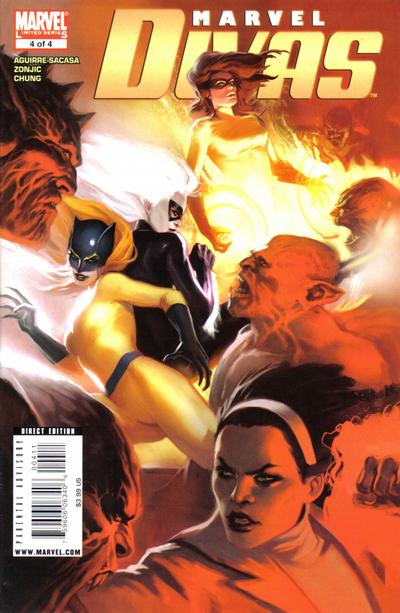 Cover for Marvel Divas (Marvel, 2009 series) #4