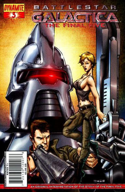 Cover for Battlestar Galactica: The Final Five (Dynamite Entertainment, 2009 series) #3