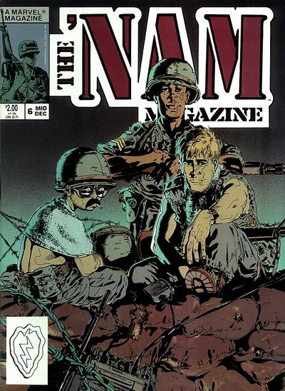 Cover for The 'Nam Magazine (Marvel, 1988 series) #6 [Direct]