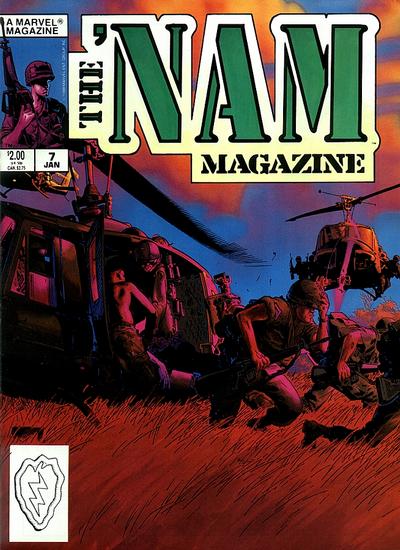 Cover for The 'Nam Magazine (Marvel, 1988 series) #7 [Direct]