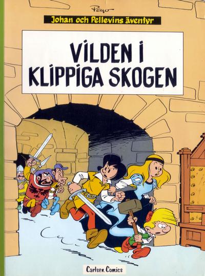 Cover for Johan och Pellevins äventyr (Carlsen/if [SE], 1976 series) #1 - Vilden i klippiga skogen