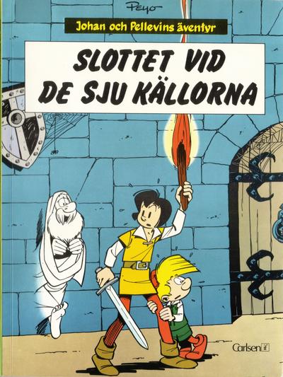 Cover for Johan och Pellevins äventyr (Carlsen/if [SE], 1976 series) #6 - Slottet vid de sju källorna