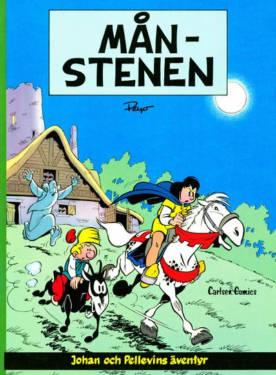 Cover for Johan och Pellevins äventyr (Carlsen/if [SE], 1976 series) #11 - Månstenen