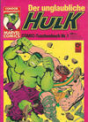 Cover for Der unglaubliche Hulk (Condor, 1980 series) #1