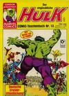 Cover for Der unglaubliche Hulk (Condor, 1980 series) #13