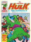 Cover for Der unglaubliche Hulk (Condor, 1980 series) #20