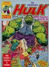 Cover for Der unglaubliche Hulk (Condor, 1980 series) #40