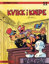 Cover Thumbnail for Sprint [Sprint & Co.] (Interpresse, 1977 series) #11 - Kvikk i knipe
