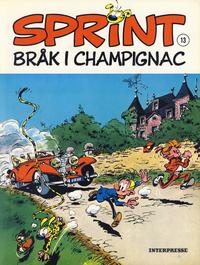 Cover Thumbnail for Sprint [Sprint & Co.] (Interpresse, 1977 series) #13 - Bråk i Champignac