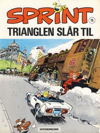 Cover for Sprint [Sprint & Co.] (Interpresse, 1977 series) #15 - Trianglen slår til