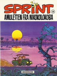 Cover for Sprint [Sprint & Co.] (Interpresse, 1977 series) #20 - Amuletten fra Nikokolokoba