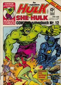 Cover for Der unglaubliche Hulk (Condor, 1980 series) #12
