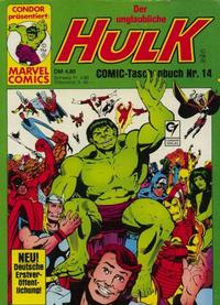 Cover for Der unglaubliche Hulk (Condor, 1980 series) #14