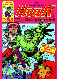 Cover Thumbnail for Der unglaubliche Hulk (Condor, 1980 series) #15