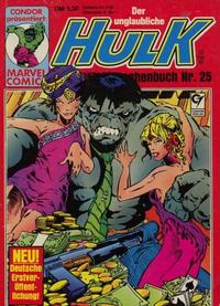 Cover Thumbnail for Der unglaubliche Hulk (Condor, 1980 series) #25