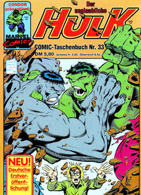 Cover Thumbnail for Der unglaubliche Hulk (Condor, 1980 series) #33