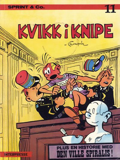 Cover for Sprint [Sprint & Co.] (Interpresse, 1977 series) #11 - Kvikk i knipe