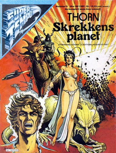 Cover for Supertempo (Hjemmet / Egmont, 1979 series) #9/1982 - Thorn - Skrekkens planet