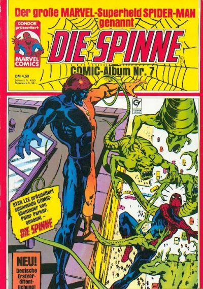 Cover for Die Spinne Comic - Album (Condor, 1979 series) #7