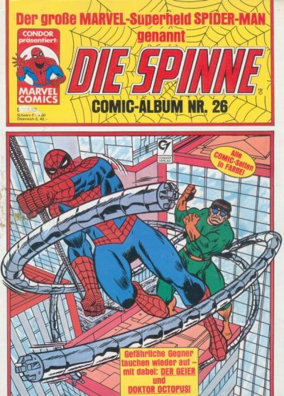 Cover for Die Spinne Comic - Album (Condor, 1979 series) #26