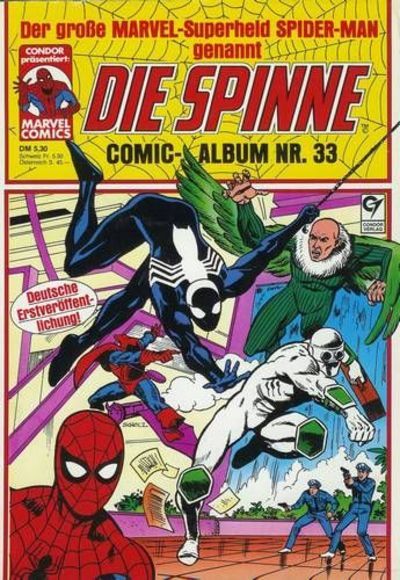 Cover for Die Spinne Comic - Album (Condor, 1979 series) #33