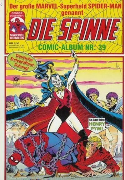 Cover for Die Spinne Comic - Album (Condor, 1979 series) #39