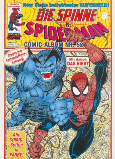 Cover for Die Spinne Comic - Album (Condor, 1979 series) #52