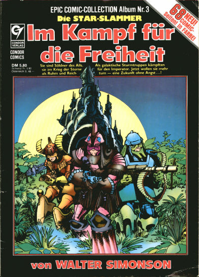 Cover for Epic Comic-Collection (Condor, 1983 series) #3 - Die Star-Slammer - Im Kampf für die Freiheit