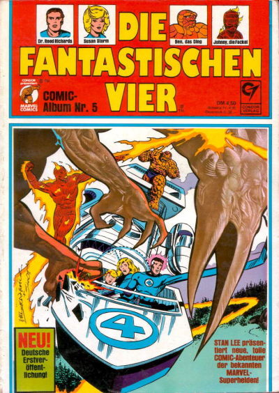 Cover for Die Fantastischen Vier (Condor, 1979 series) #5