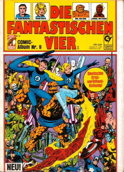 Cover for Die Fantastischen Vier (Condor, 1979 series) #9