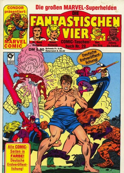 Cover for Die Fantastischen Vier (Condor, 1979 series) #28
