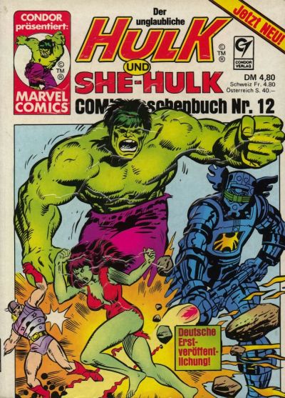 Cover for Der unglaubliche Hulk (Condor, 1980 series) #12