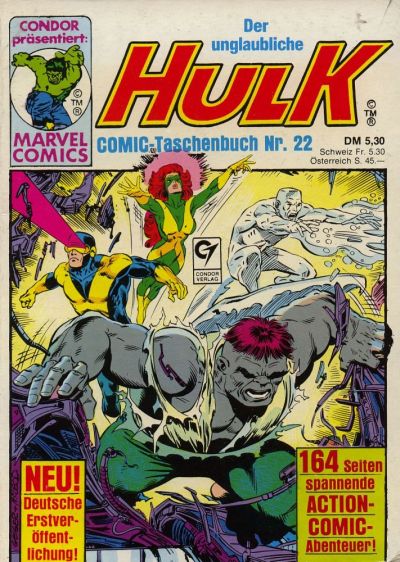 Cover for Der unglaubliche Hulk (Condor, 1980 series) #22