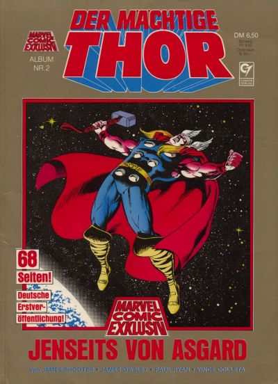 Cover for Marvel Comic Exklusiv (Condor, 1987 series) #2 - Der mächtige Thor - Jenseits von Asgard