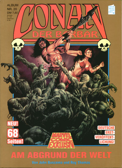 Cover for Marvel Comic Exklusiv (Condor, 1987 series) #20 - Conan - Am Abgrund der Welt