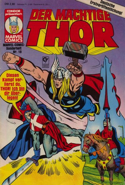 Cover for Marvel-Comic-Sonderheft (Condor, 1980 series) #19