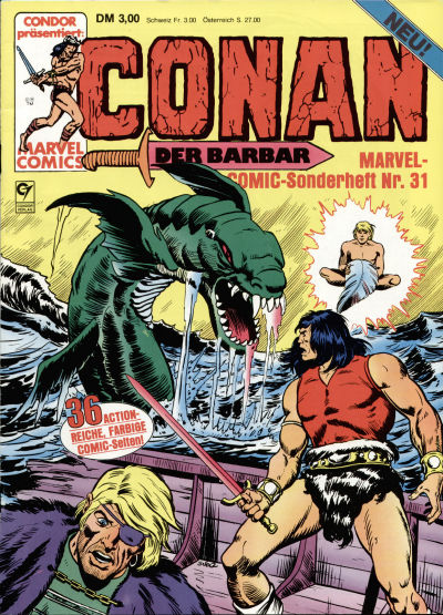 Cover for Marvel-Comic-Sonderheft (Condor, 1980 series) #31