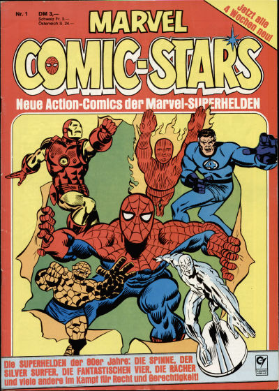 Cover for Marvel Comic-Stars (Condor, 1981 series) #1