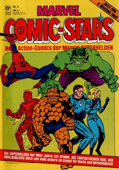 Cover for Marvel Comic-Stars (Condor, 1981 series) #5