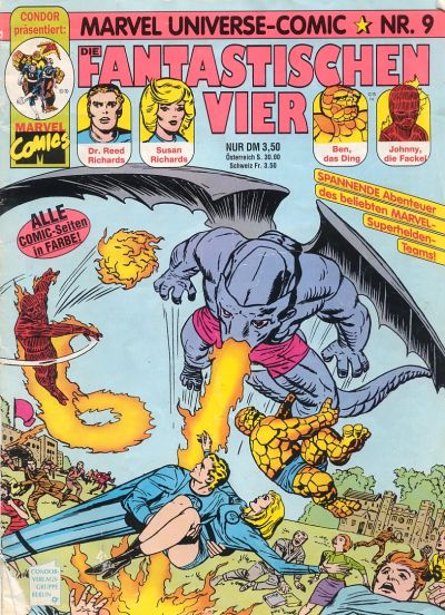 Cover for Marvel Universe Comic (Condor, 1991 series) #9