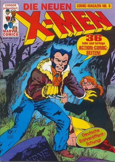Cover for Die Neuen X-Men (Condor, 1989 series) #8