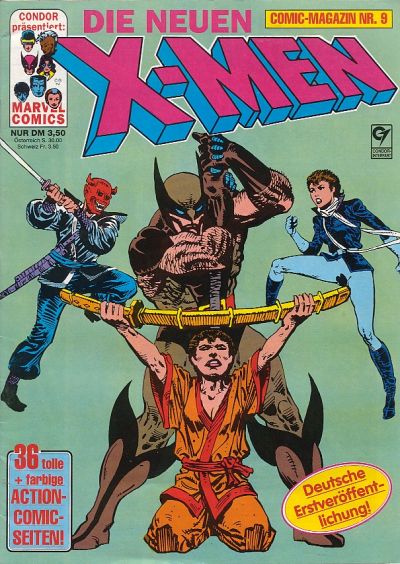 Cover for Die Neuen X-Men (Condor, 1989 series) #9