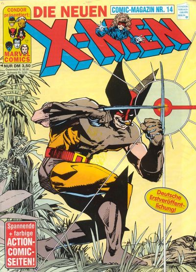 Cover for Die Neuen X-Men (Condor, 1989 series) #14