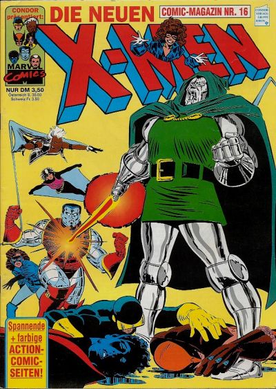 Cover for Die Neuen X-Men (Condor, 1989 series) #16