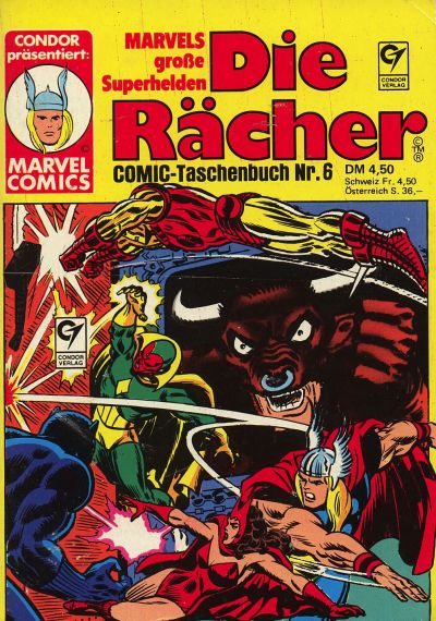 Cover for Die Rächer (Condor, 1979 series) #6
